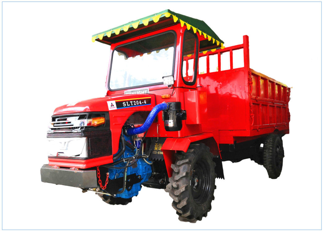 Roter MiniMaterialtransport Transportor des traktor-4WD des Kipper-18HP im Berggebiet fournisseur
