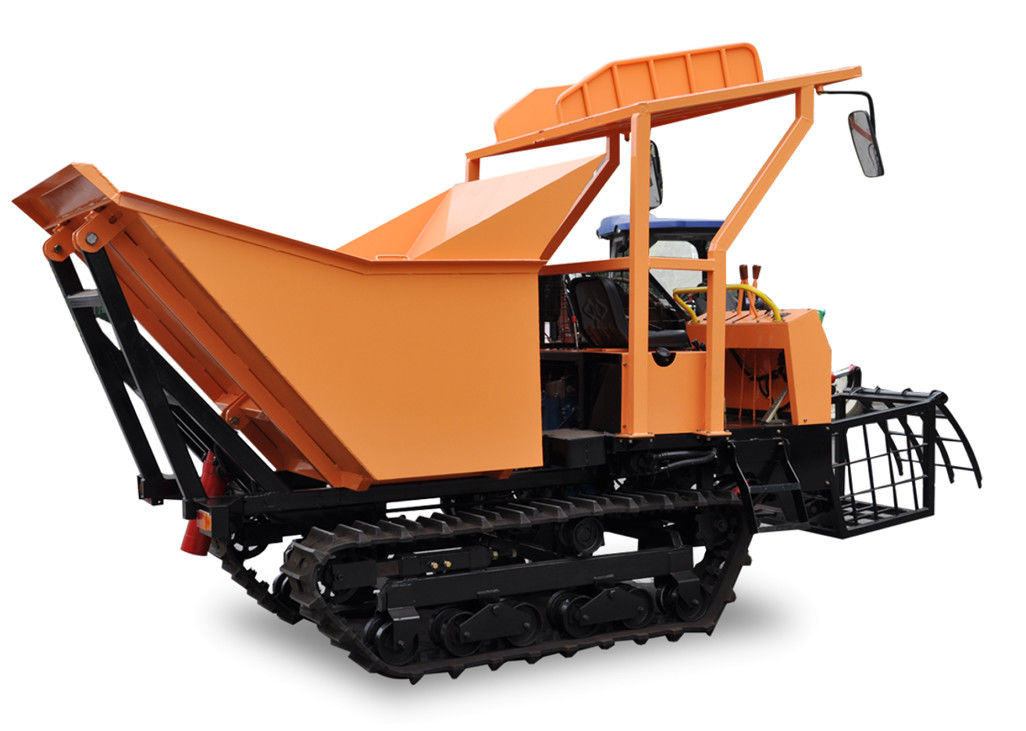 Multifunktionsminiraupen-Kipper 80HP für Landwirtschafts-Bauernhof-Öl-Palmen-Plantagentransporter traktor fournisseur
