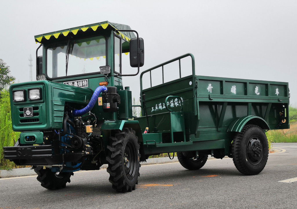 Hohe Leistungsfähigkeits-Miniackerschlepper 4 Tonnen-Kippwagen-Vierradantrieb fournisseur