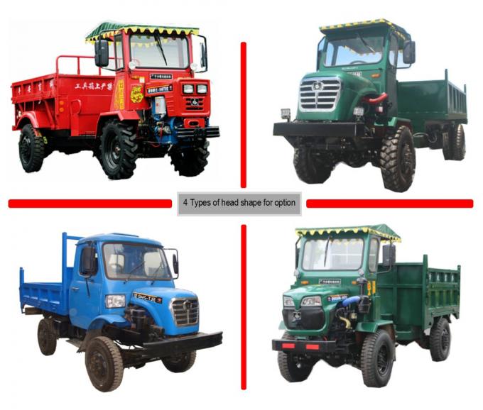 steife Fahrgestelle Minitraktor-Traktor Gebrauchsfahrzeug für Landwirtschafts-Öl-Palmen-Plantage 6 Tonnen-Nutzlast 3