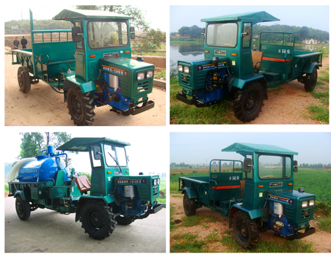 Leichter Dieselkipplaster, 4WD 2 Tonnen-Kipplaster für Öl-Palmen-Plantage 3